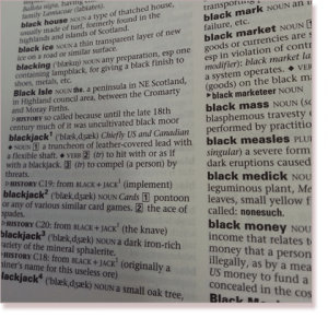 Blackjack Dictionary