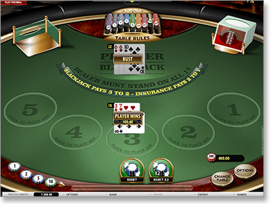 Blackjack Microgaming Online at Royal Vegas