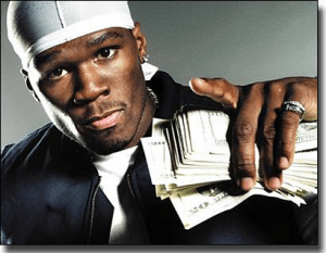 50 Cent - avid blackjack player