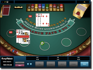 Microgaming classic blackjack at Royal Vegas Casino