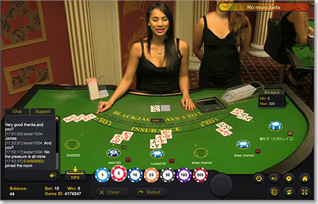 Evolution live dealer blackjack real money games