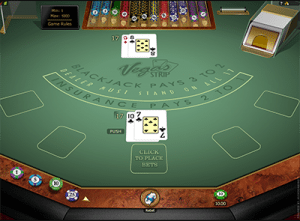 Blackjack Vegas Strip online RNG 21