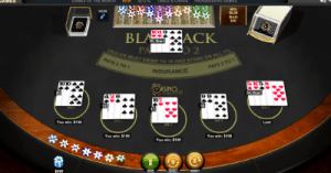 Blackjack Peek with multiple hands